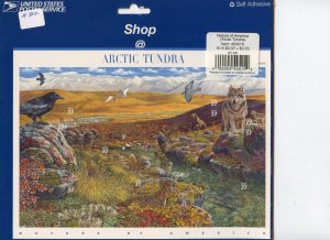 UNITED STATES SCOTT #3802 ARCTIC TUNDRA SHEET MINT NH NOT SOLD IN PACK