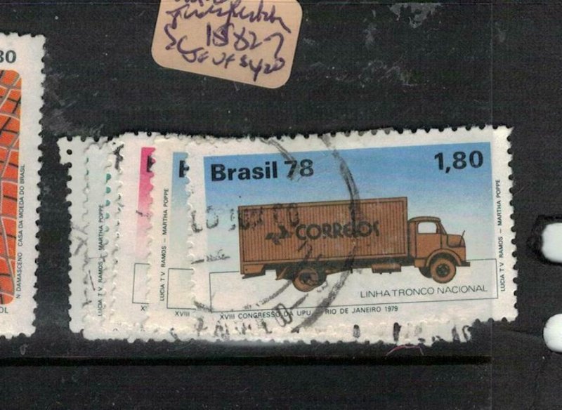 Brazil Mail SC 1582-7 Transportation VFU (10eqj) 