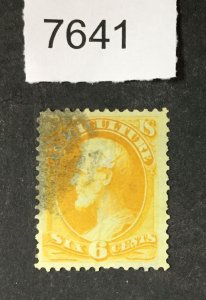 MOMEN: US STAMPS # O4 VF+ USED  LOT #B 7641