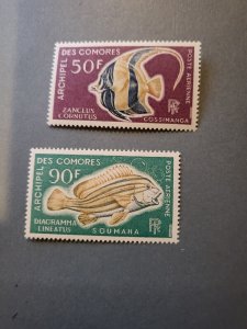 Stamps Comoro Scott #C23-4 nh