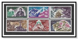 Monaco #698-703 Scenes From Chateaubriand Novels Set MNH