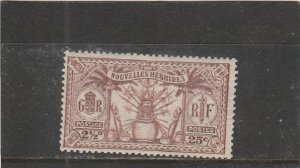 French New Hebrides  Scott#  47  Used  (1925 French Issue)