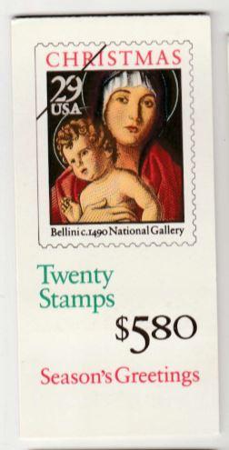 U.S. Scott #2710a BK202A Christmas Stamp - Mint NH Booklet - Unopened