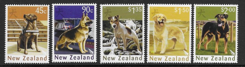 New Zealand 2054-58  2006  set   5 VF Mint NH