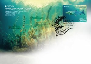 Poland 2024 FDC Stamps Europa CEPT Marine Life Fish Chemistry