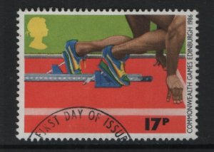 Great Britain  #1149  used 1986  Sports  17p