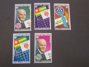 Togo 1972 Sc 821-2,C183-85 set FU