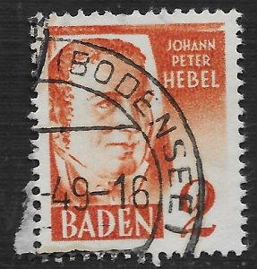 Germany #5N28 2(pf) Johann Peter Hebel