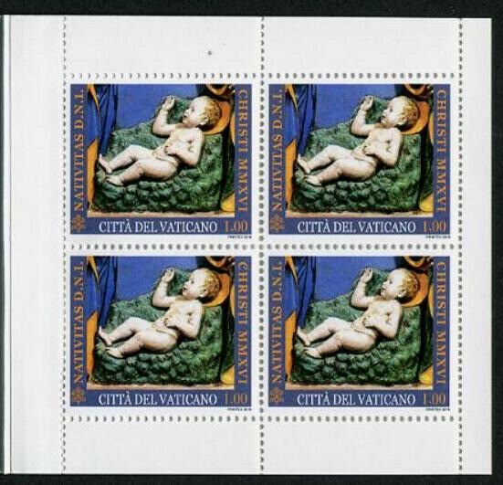 HERRICKSTAMP NEW ISSUES VATICAN CITY Sc.# 1640a Christmas 2016 Booklet