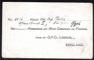 EGYPT UK AUSTRIA 1919 FIELD POST OFFICE #4 P.O.W. PRISONER OF WAR LETTER FROM