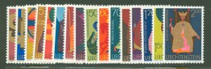 Liechtenstein #426-428/430-441 Mint (NH) Single (Complete Set)