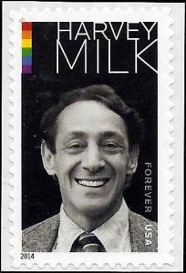 U.S.#4906 Harvey Milk 49c Single, MNH. See Description