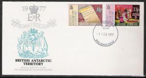 British Antarctic Territory #69-70 FDC Silver Jubilee