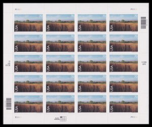 US C136 Airmail Nine-Mile Prairie 70c sheet P11111 (20 stamps) MNH 2001