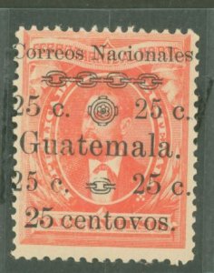 Guatemala #26a Mint (NH) Single