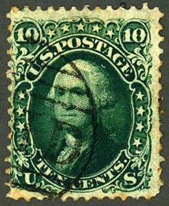 U.S. #68 USED DIST. ON BACK