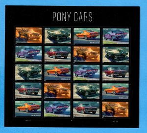 5715-19 Pony Cars FULL SHEET Forever  2022