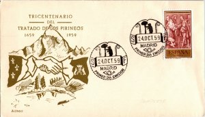 Spain, Worldwide First Day Cover
