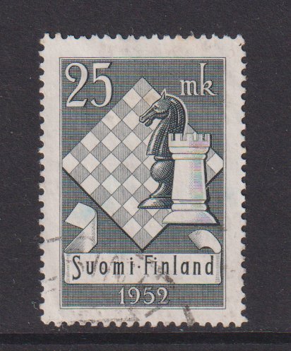 Finland    #308  used  1952    chess olympics