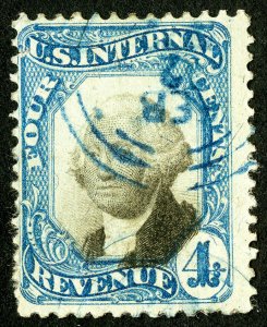 US Stamps # R106 Revenue Used Fresh Scott Value $150.00 