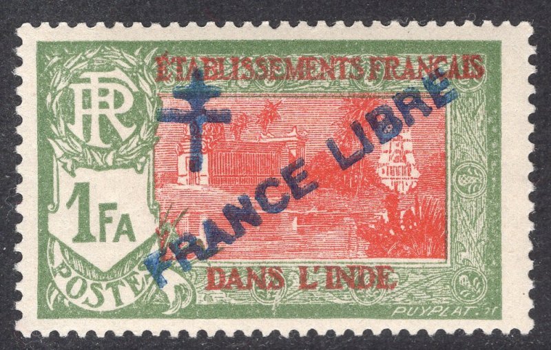 FRENCH INDIA SCOTT 165