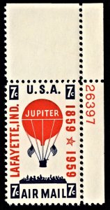 US C54 MNH VF 7 Cent Jupiter Balloon