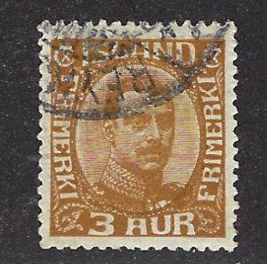 Iceland SC#109 Used VF SCV$20.00...Worth a Close Look!