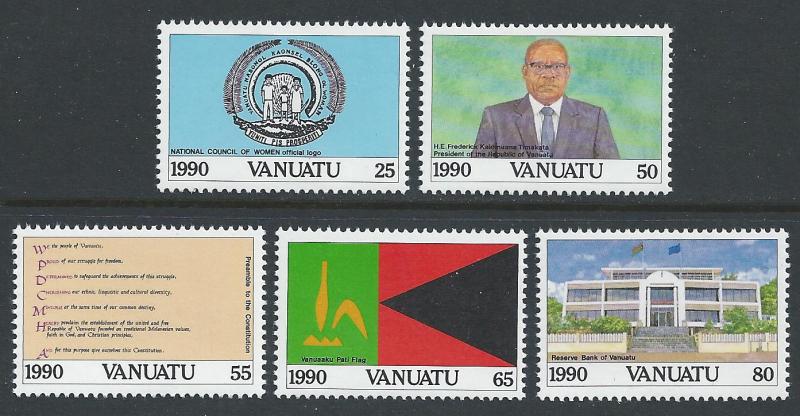 Vanuatu #524-8 NH Independence Anniv.