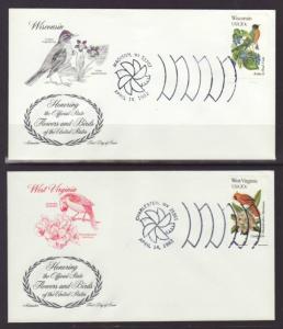 US 1953-2002 Birds and Flowers 1982 Artmaster S/50 U/A FDC