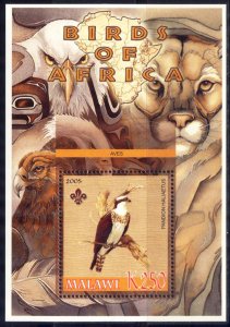 Malawi 2005 Fauna Scouting Scouts Birds (X) Eagles S/S MNH