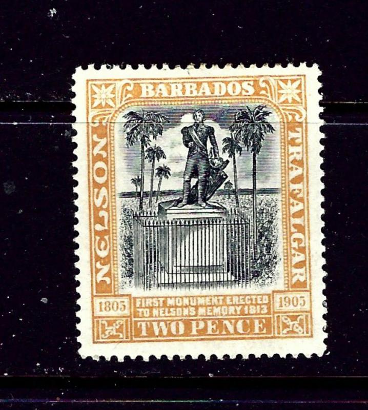 Barbados 105 MH 1906 issue