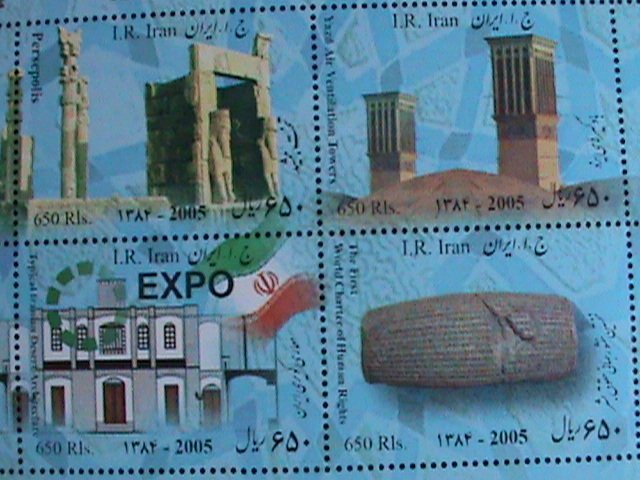 IRAN STAMP: 2005  WORLD EXPOSITION AICHI, JAPAN MNH  STAMPS S/S SHEET VERY FINE