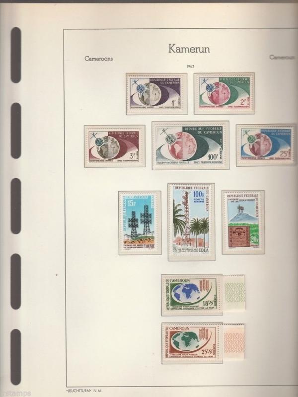 Ivory Coast  Collection 1959-1965 VF MNH $ 180.00 value on Album Pages