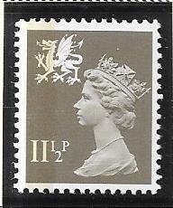 Great Britain-Wales & Monmouthshire # WMMH16  (MNH) $0.85