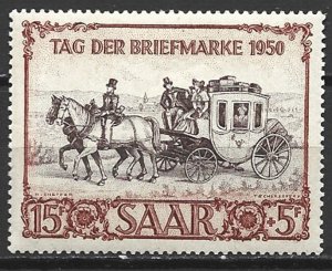 COLLECTION LOT 15009 SAAR #B76 MNH 1950 CV+$67