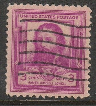 U.S. 866, FAMOUS AMERICANS ISSUE. USED, F. (742)