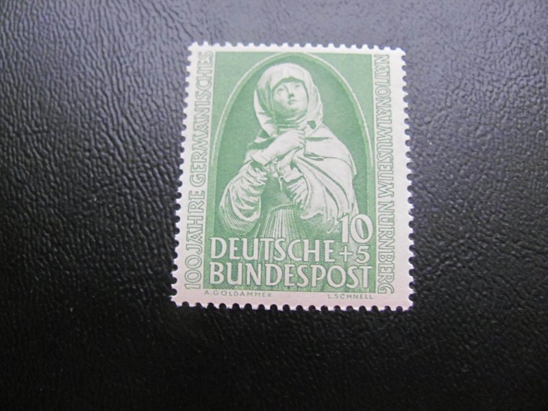 GERMANY 1952 MNH SC B324 MUSEUM XF  (114)