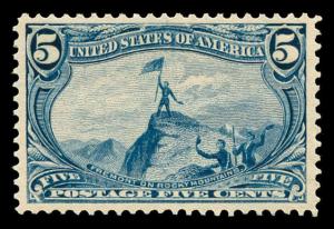 momen: US Stamps #288 Mint OG NH XF PF Cert