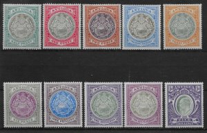 ANTIGUA SG31/40 1903-7 DEFINITIVE SET MTD MINT