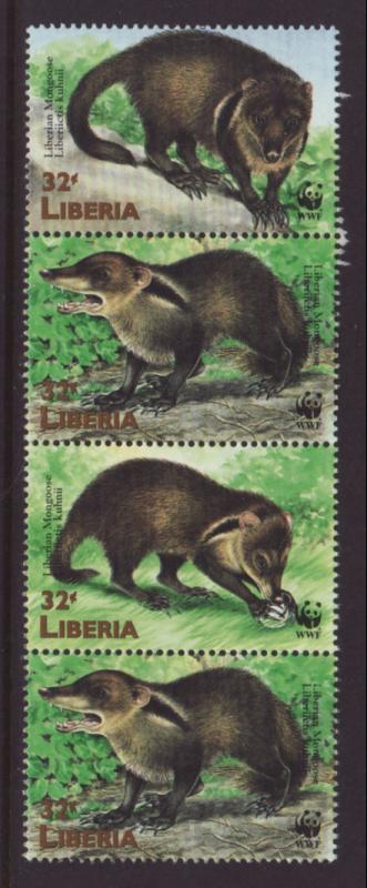 Liberia 1321 Mammals MNH VF