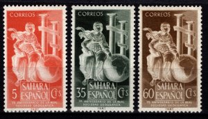 Spanish Sahara 1953 75th Anniv. of Royal Geo. Society, Set [Unused]