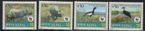 Nepal 682-85 MNH 2000 W.W.F. (an1950)