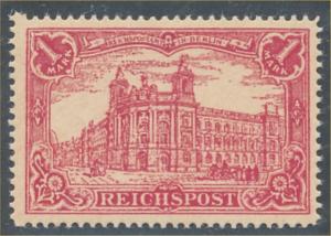 GERMANY #62 MINT FINE-VF NHNACHDRUCK PRINTED ON BACK. IF GOVERNMENT ISSUED SCOTT