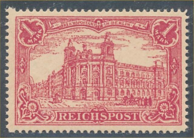 GERMANY #62 MINT FINE-VF NHNACHDRUCK PRINTED ON BACK. IF GOVERNMENT ISSUED SCOTT