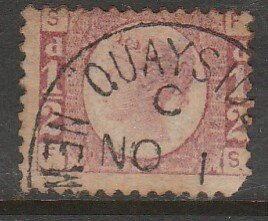 G.B. 58, ½p QUEEN VICTORIA. Used. F. (327)