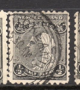 New Zealand 1895-1900 Sidefacer Early Issue Fine Used 1/2d. 270431