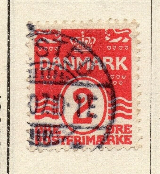 Denmark 1875 Early Issue Fine Used 2ore. NW-113857