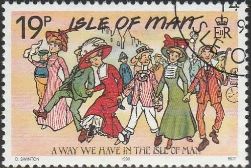 Isle Of Man, #414 Used From 1990