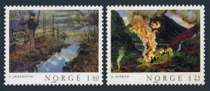 Norway 768-769, MNH. Michel 823-824. Christian Skredsvig, Nicolai Astrups. 1980.