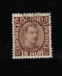 Iceland Scott 181 Used
